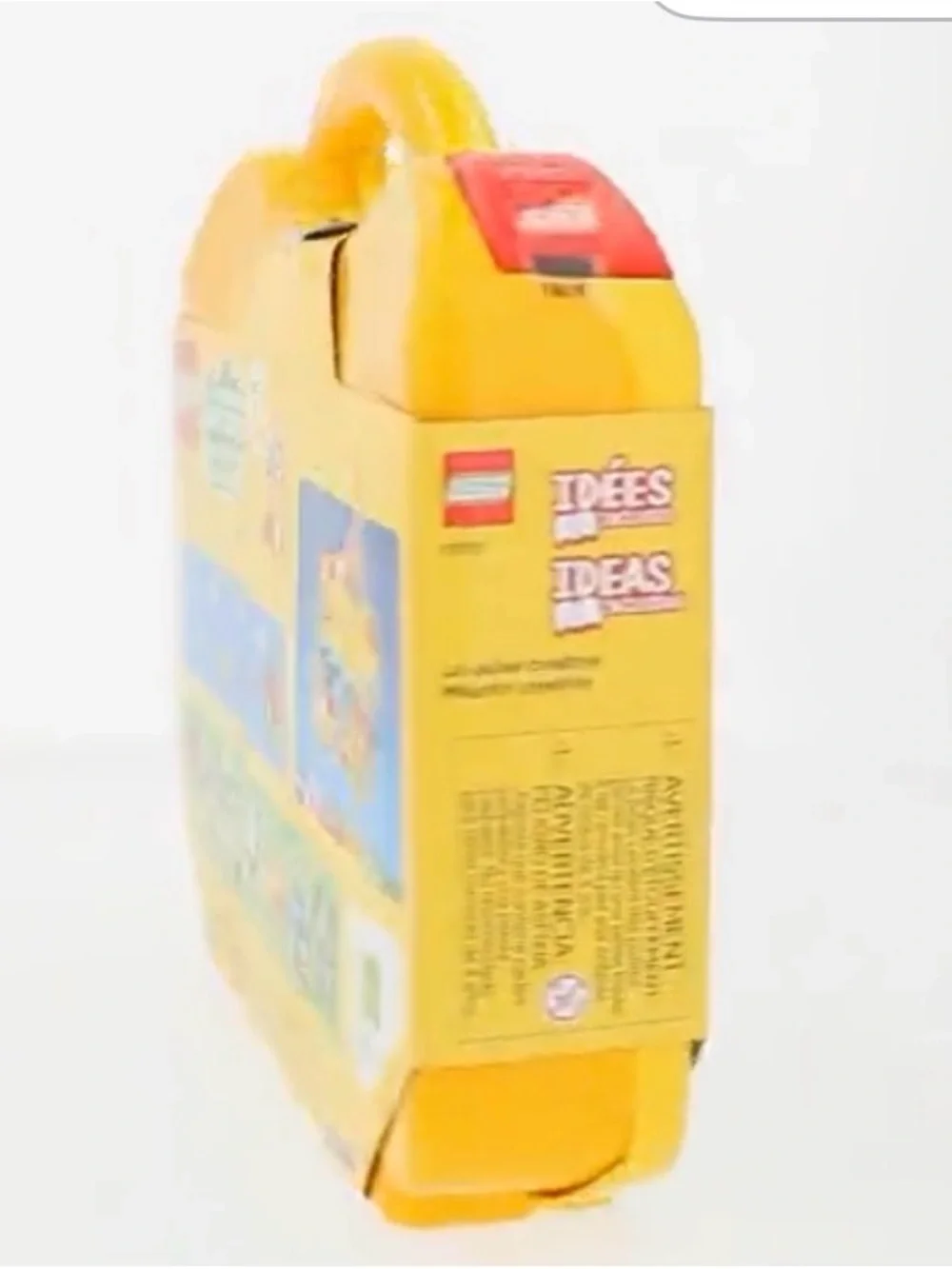 Lego Classic Yellow Carrying Case with Multicolor Bricks